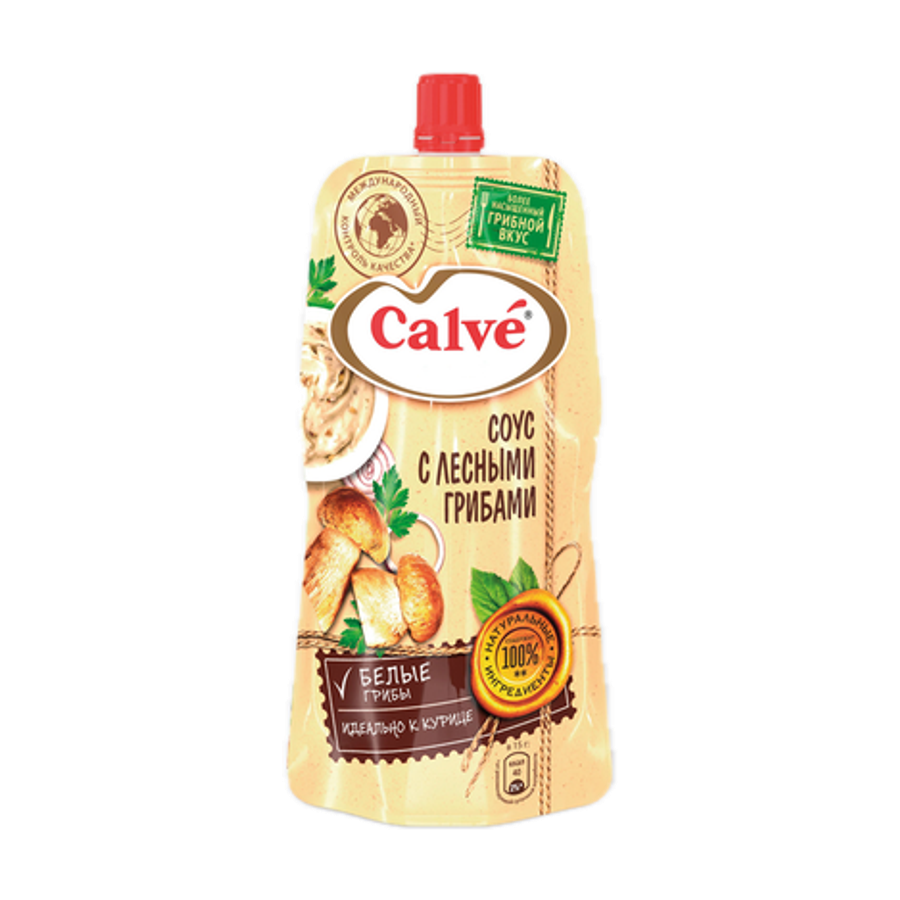 Calvé с лесными грибами