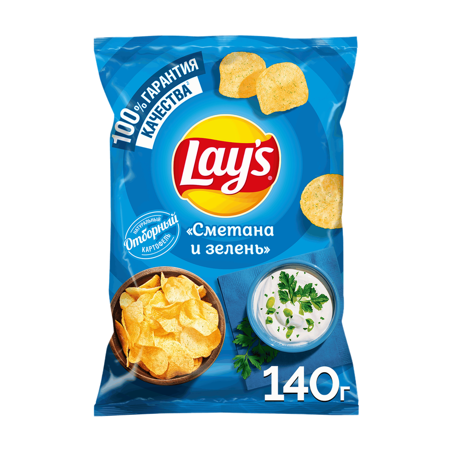 Lay's «Сметана и зелень»
