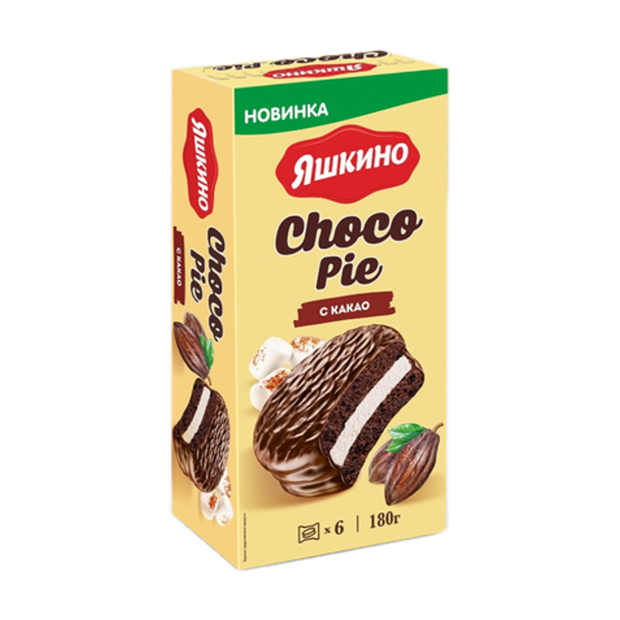 Choco Pie «Яшкино» с какао